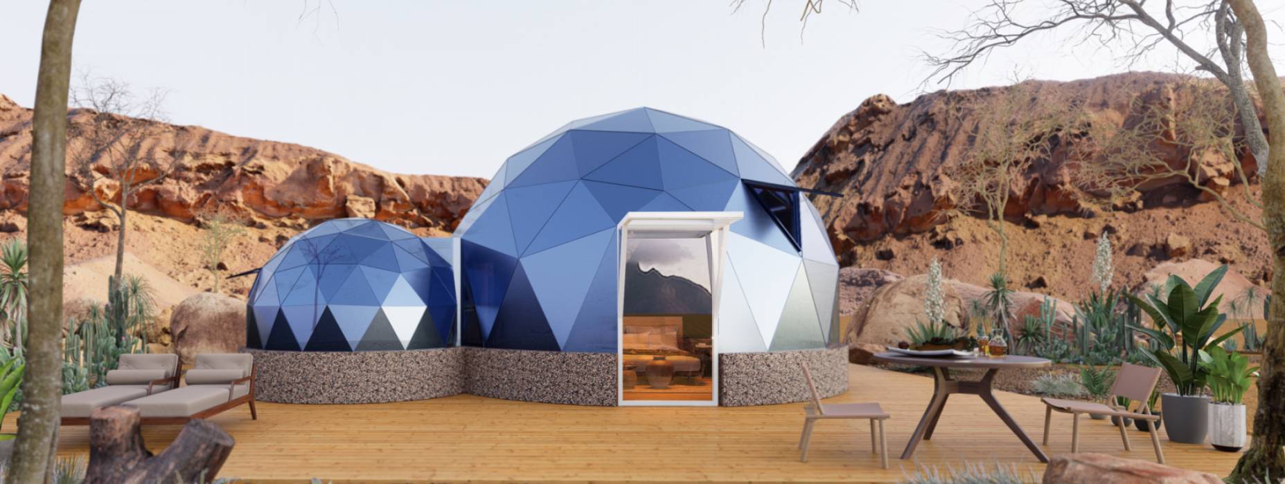 洞口县球形智能光伏玻璃星空房